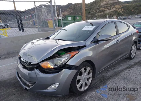 2012 Hyundai Elantra Limited (Ulsan Plant) from USA, damaged, VIN KMHDH4AE3CU314536